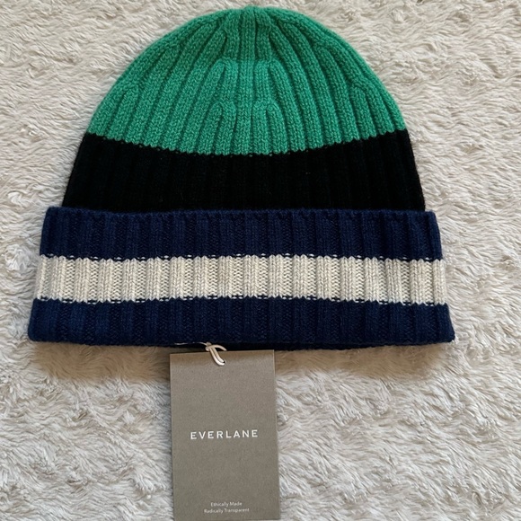 Everlane The Cashmere Rib Beanie Unisex NWT - Picture 8 of 11